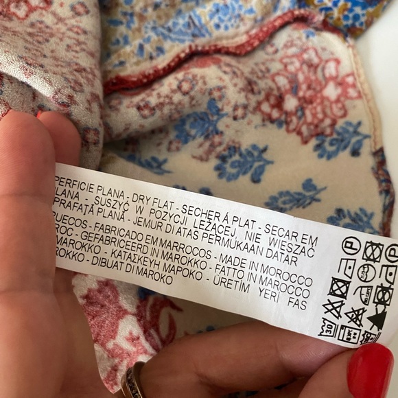 ZARA Trafaluc collection Floral Cottage Core Boho Prairie Midi Dress - Picture 7 of 14